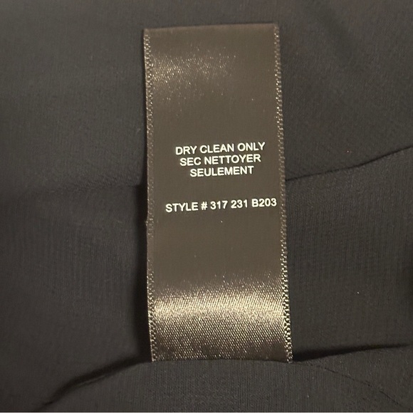 Rebecca Taylor Cold Shoulder Silk Blouse Indigo Blue Size 6 - Picture 8 of 11